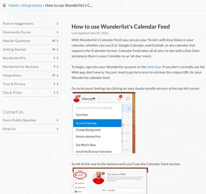 Use subheadings to make your knowledge base articles scannable.