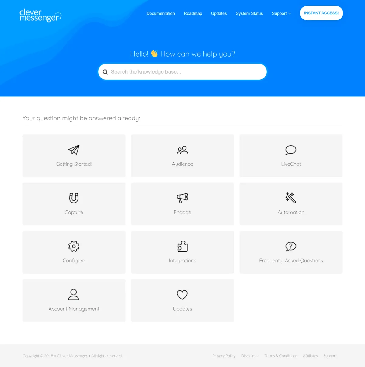 Clever Messenger Wissensdatenbank