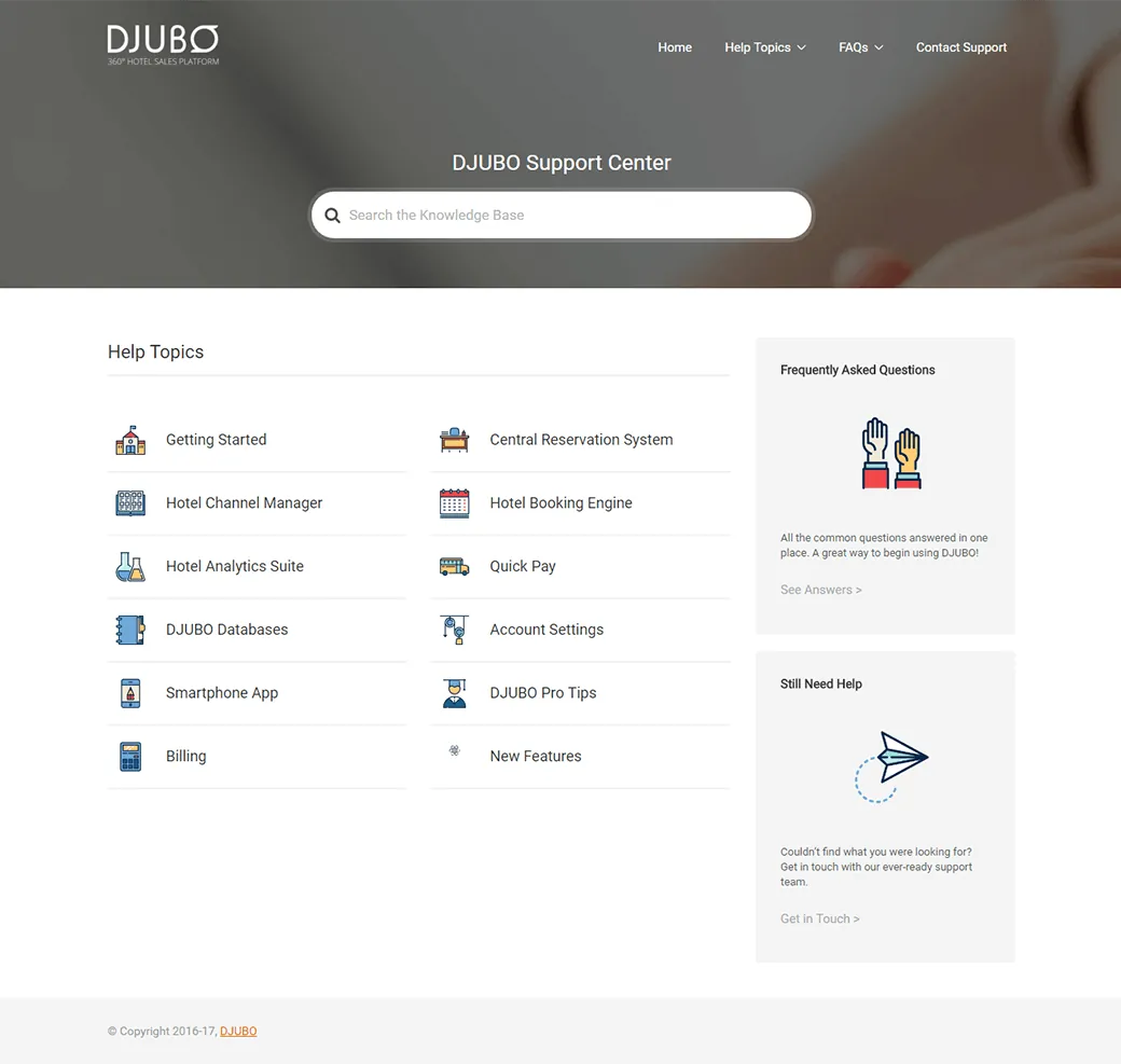 Djubo Wissensdatenbank