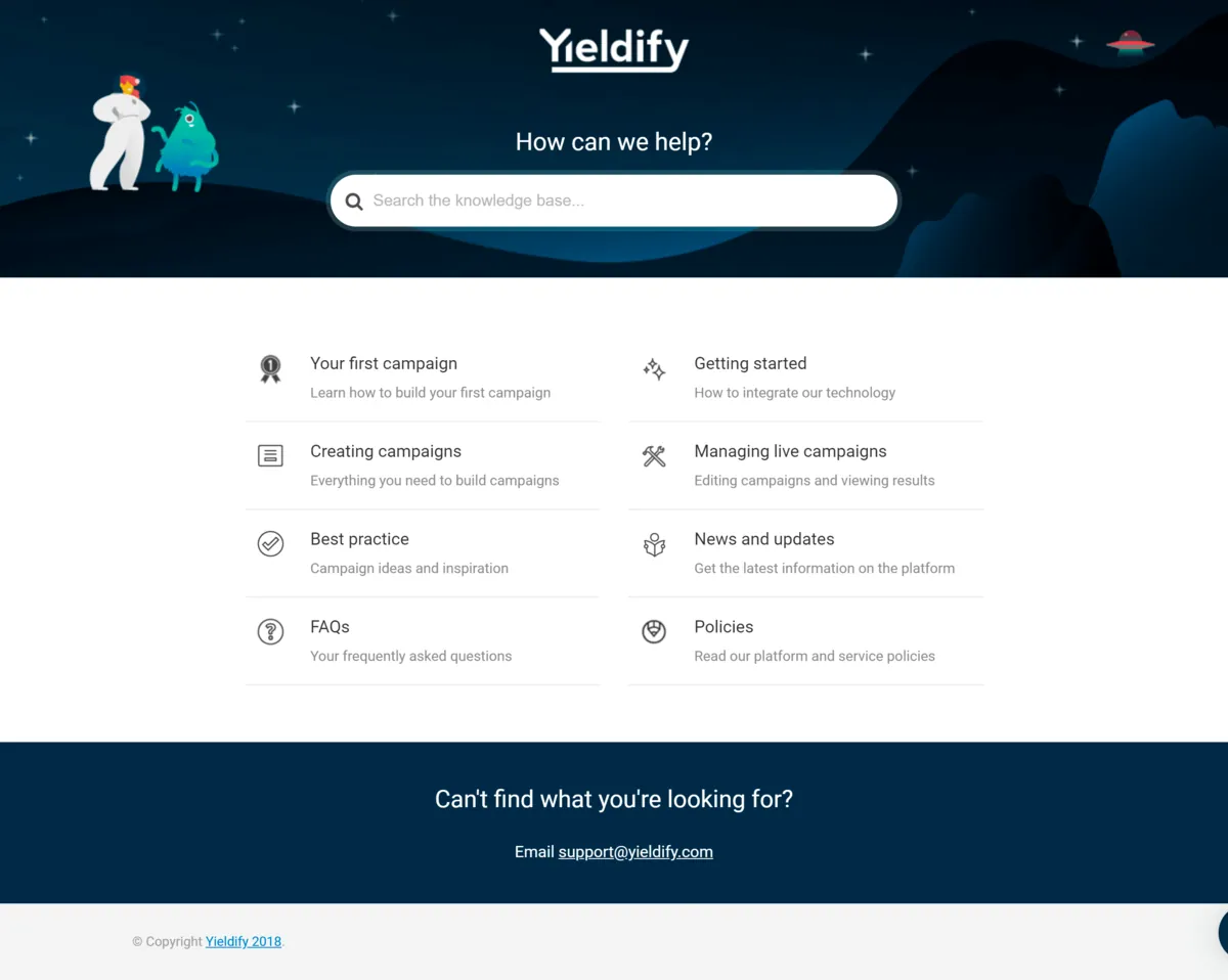 Yieldify Wissensdatenbank