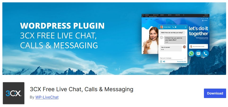 3CX Live Chat widget software
