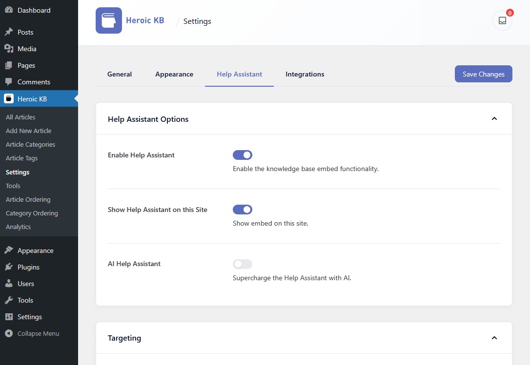 Enabling Heroic AI assistant