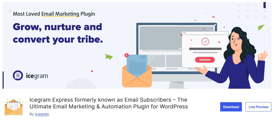 Icegram Express Email Marketing & Automation Plugin