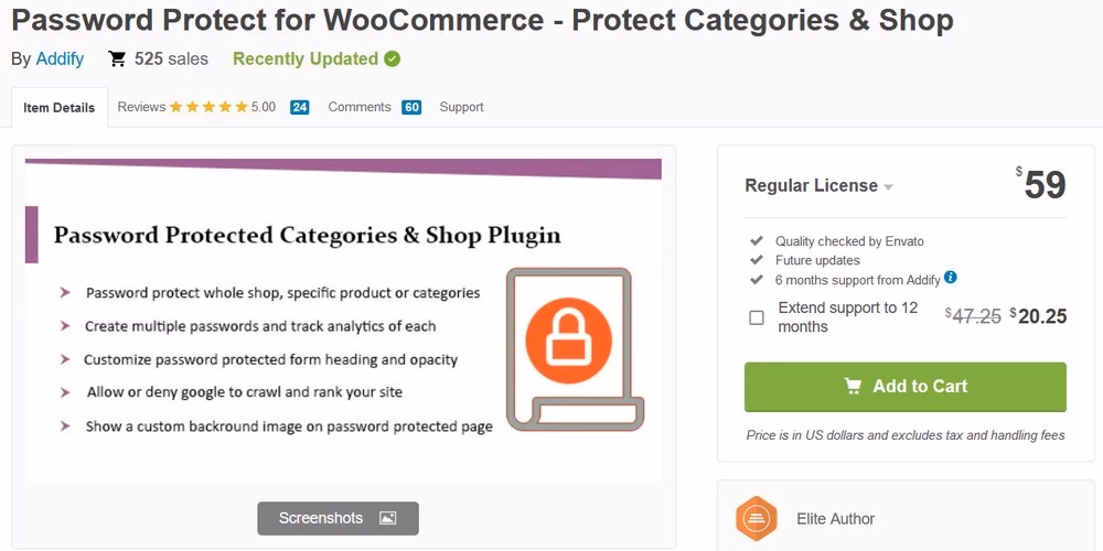 Password protect for WooCommerce plugin - HeroThemes Protection par mot de passe pour le plugin WooCommerce