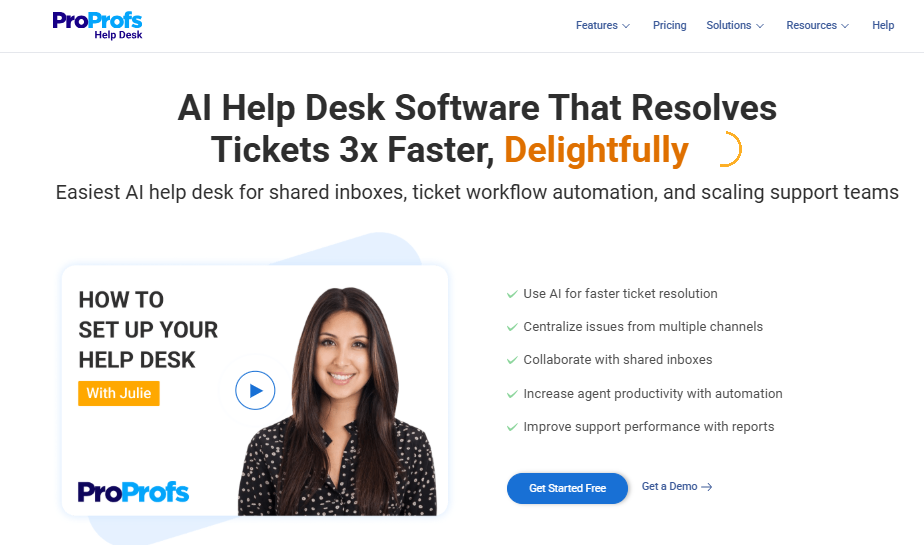 ProProfs Help Desk