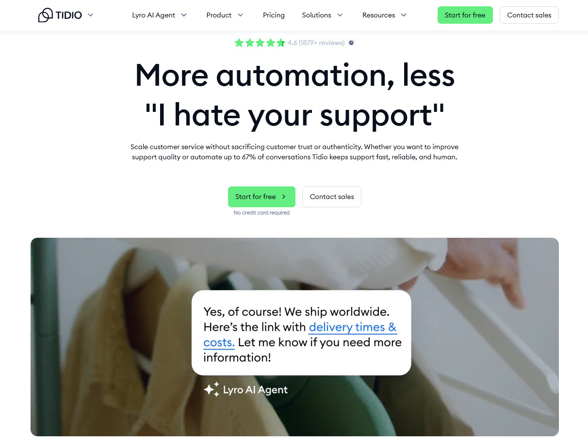 Tidio WordPress helpdesk plugin