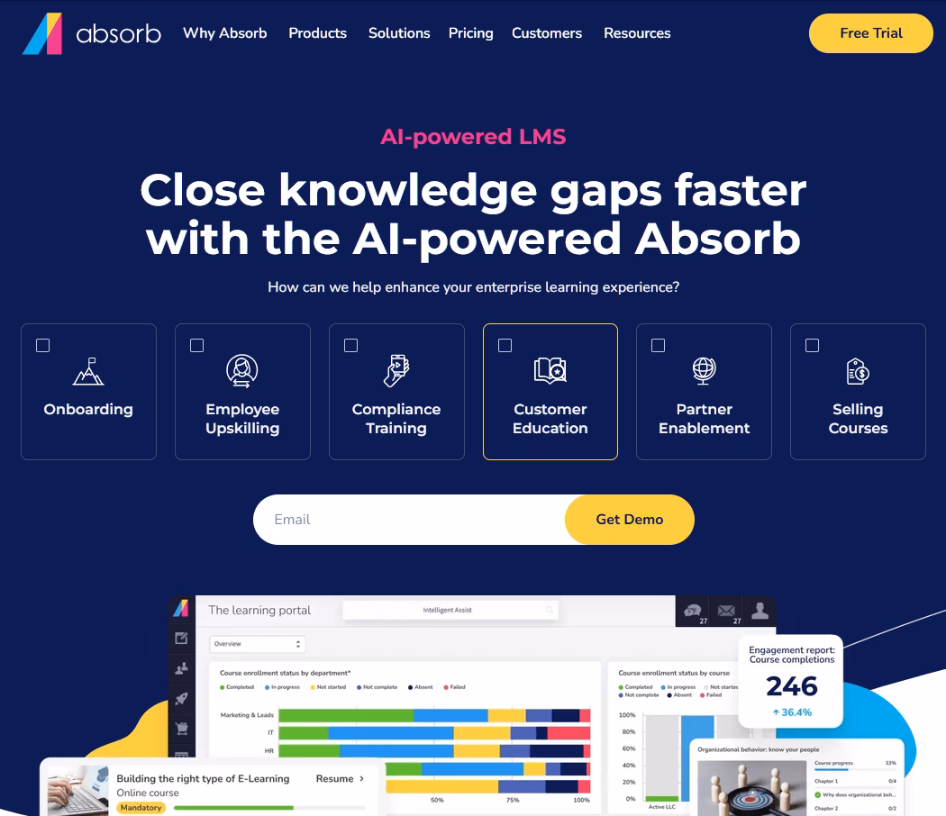 Absorb lms software