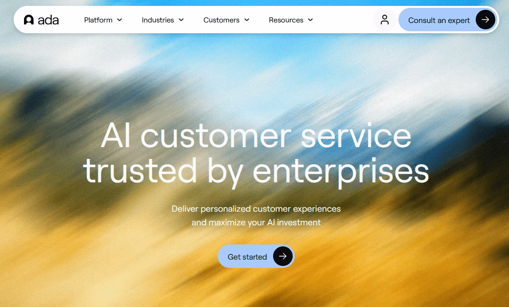 Ada ai chatbot platform
