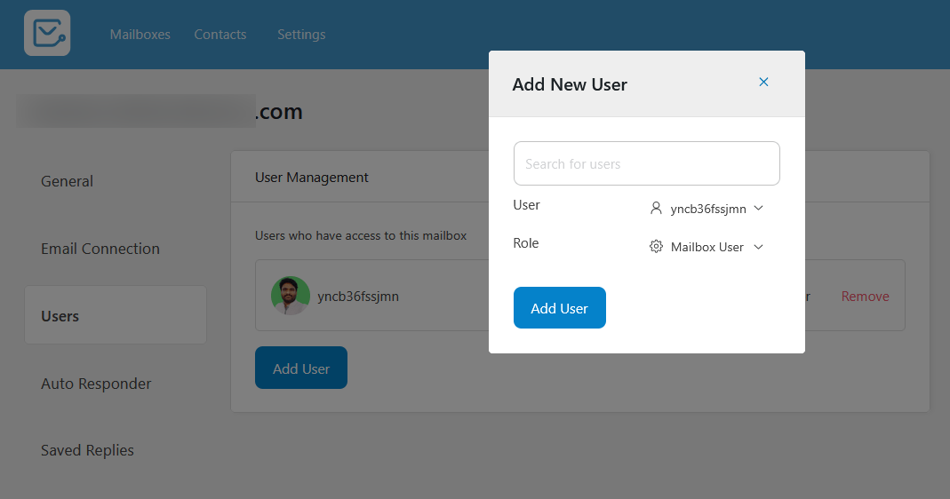Adding new users to your shared mailbox