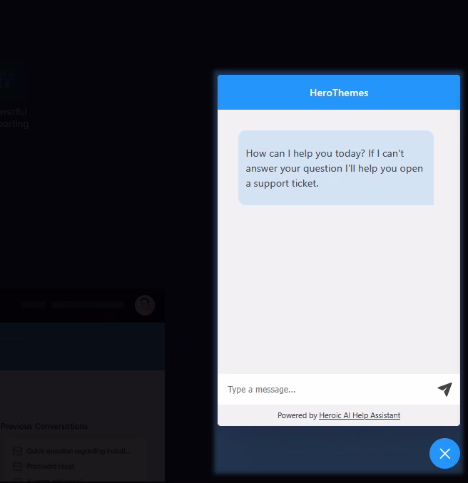 ai-powered-chatbot-example - HeroThemes AI-Powered Chatbot example
