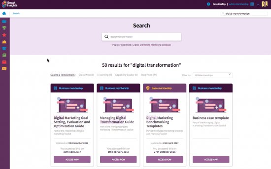 Algolia-powered search function