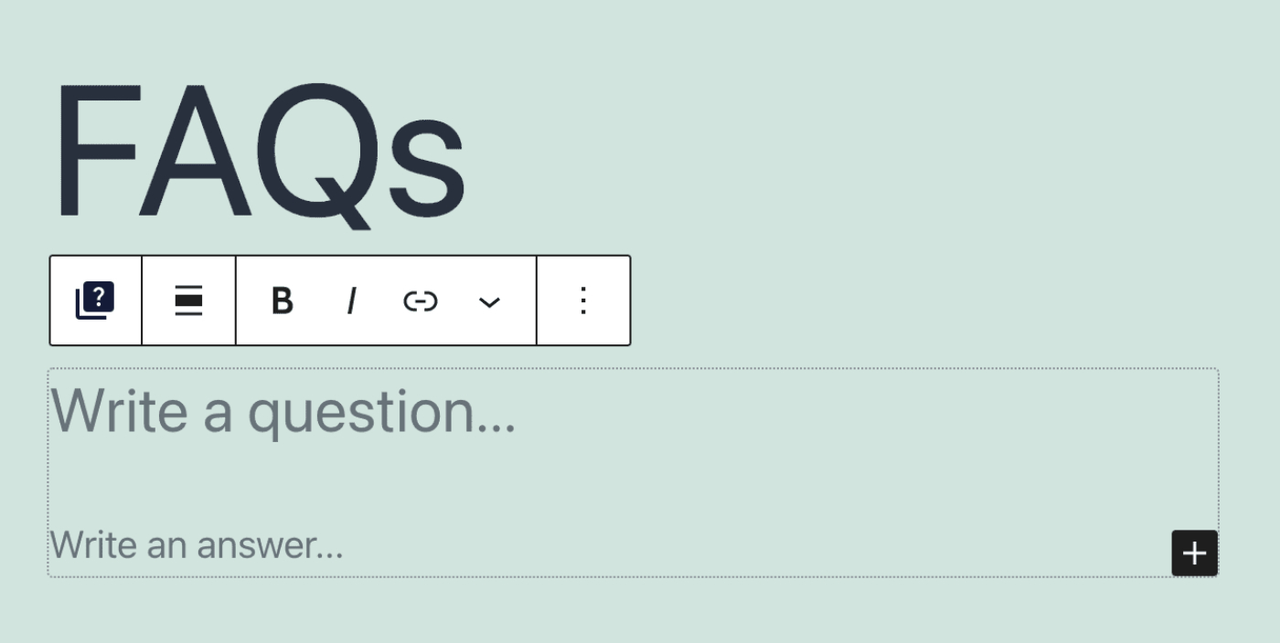 All in One SEO with FAQ block