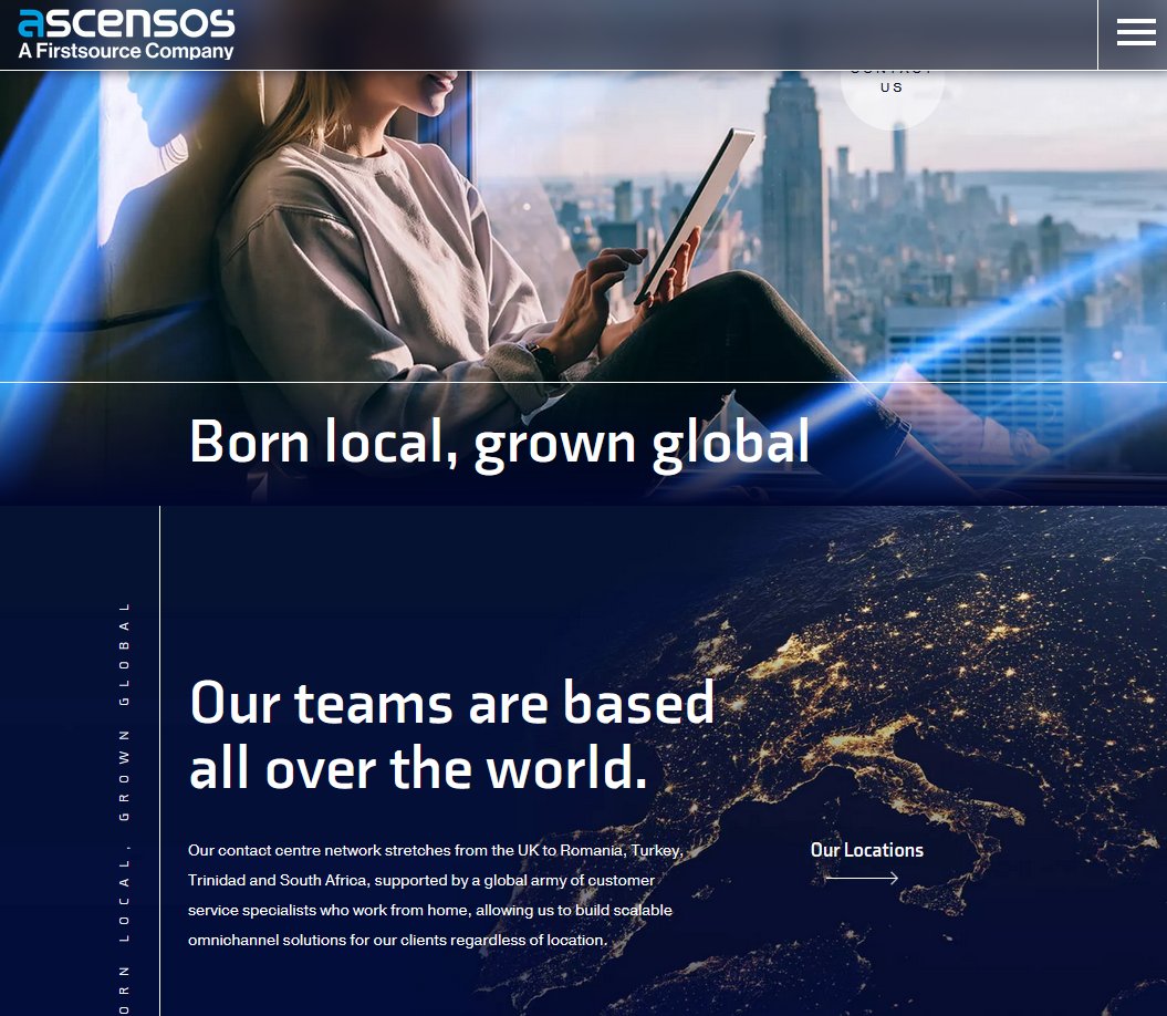 Ascensos UK-based contact center outsourcer