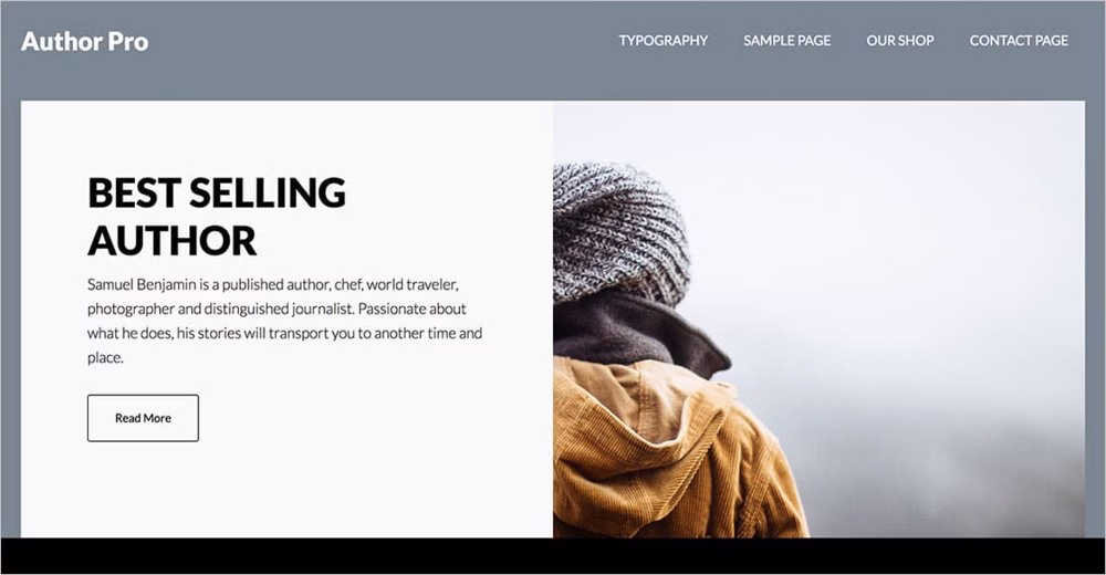 author-pro-homepage-example - HeroThemes Author Pro homepage example