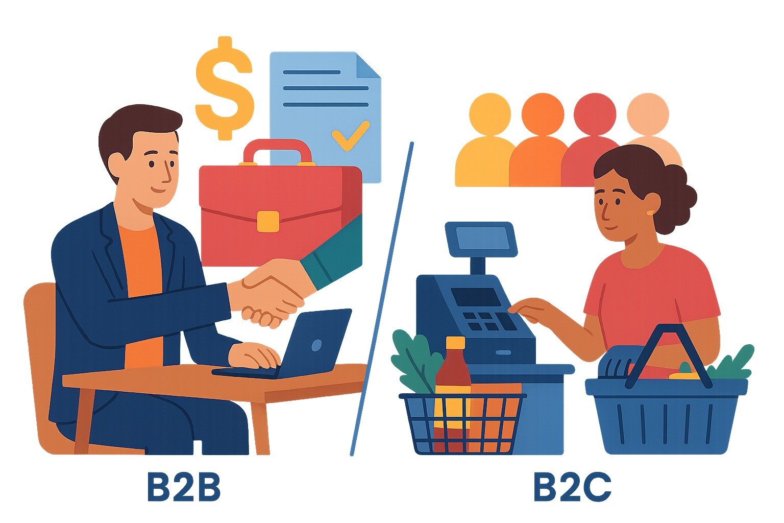 B2B vs B2C Customer Service