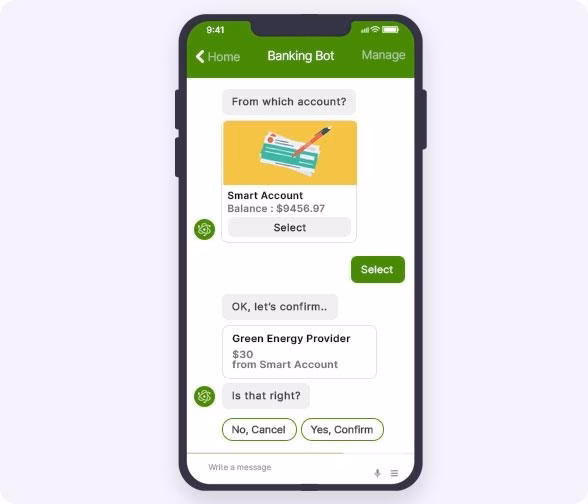banking-assistant-rule-based-chatbot-example - HeroThemes Banking Assistant rule-based chatbot example