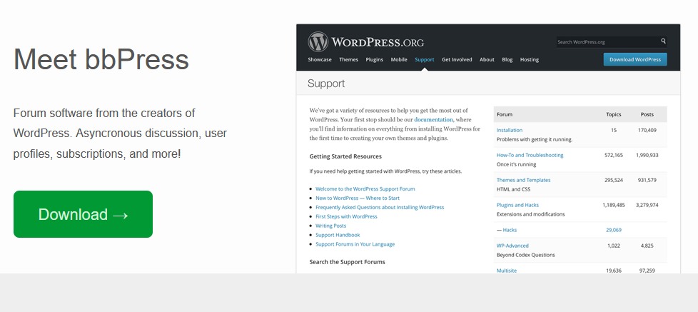 bbPress WordPress forum plugin