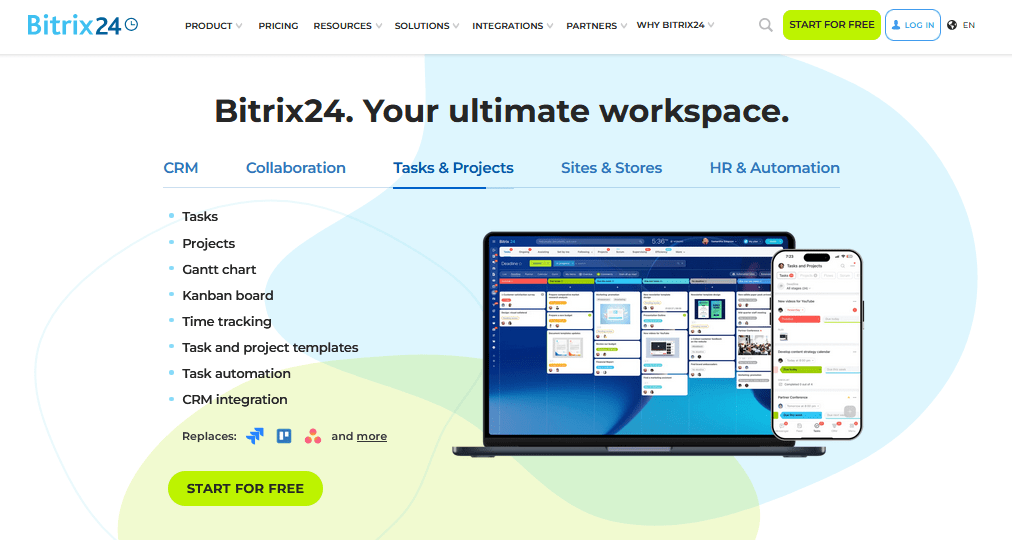 BITRIX24 All-In-One Platform With Document Management