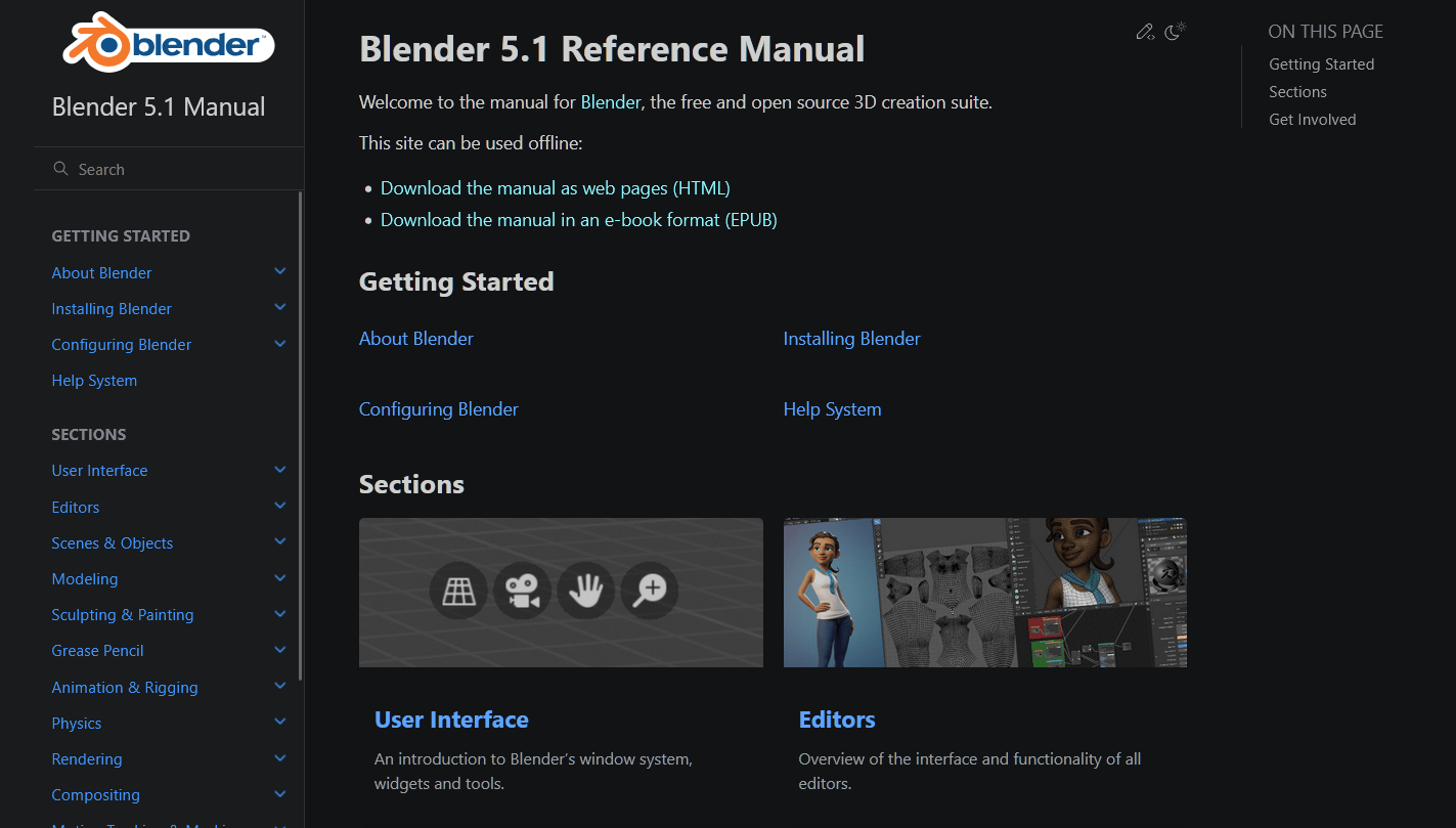 Blender Software User Manual