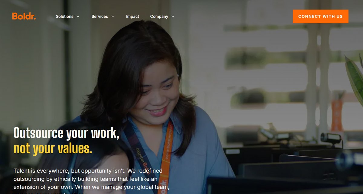 Boldr largest global B Corp certified BPO