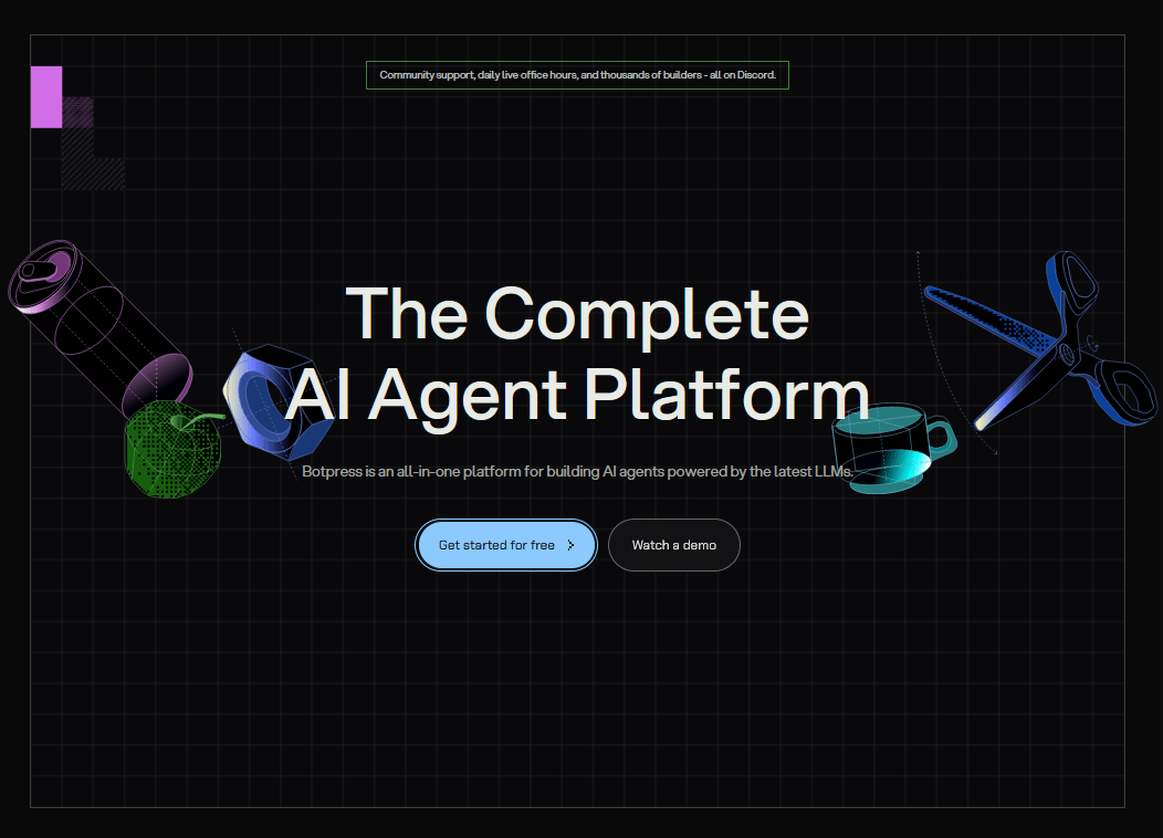 Botpress open-source platform for building chatbots