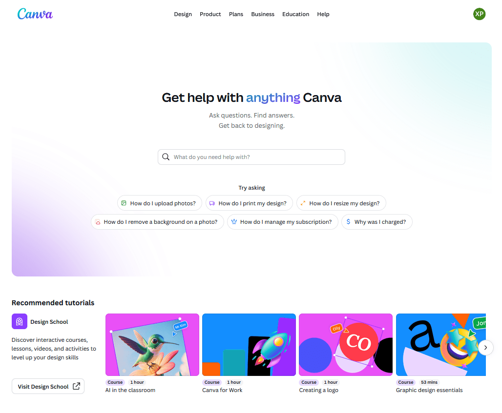Canva Help Center