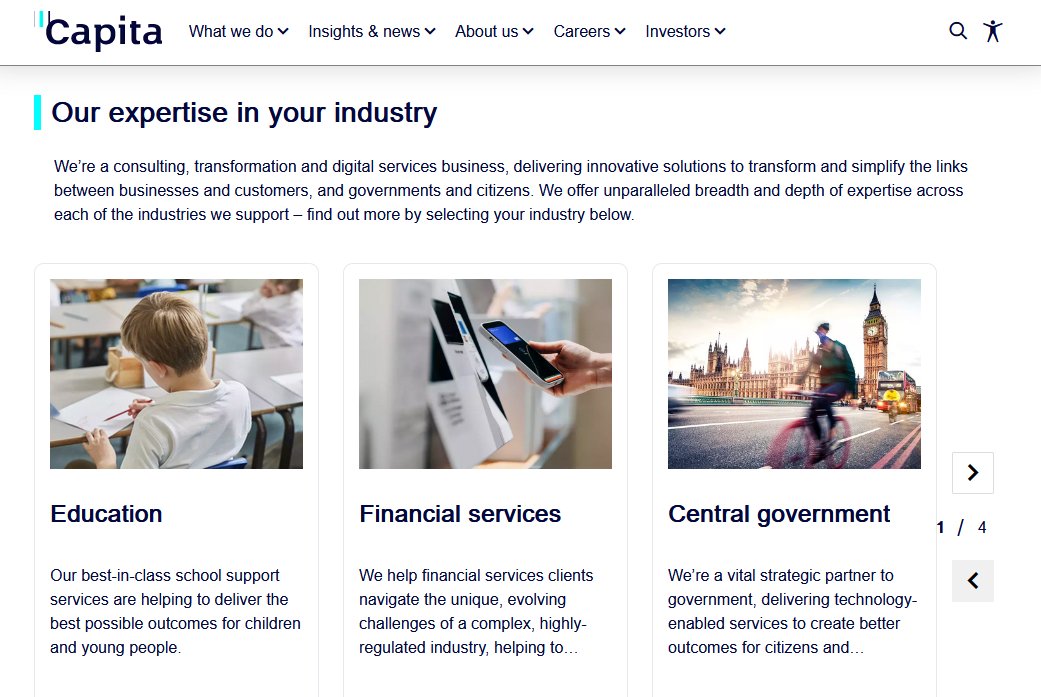 Capita UK-based outsourcing company