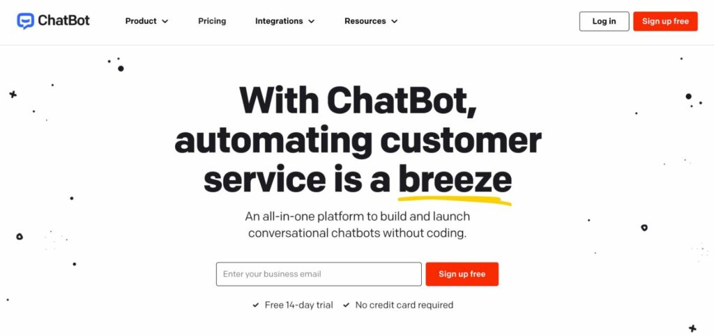 ChatBot for customer service automation