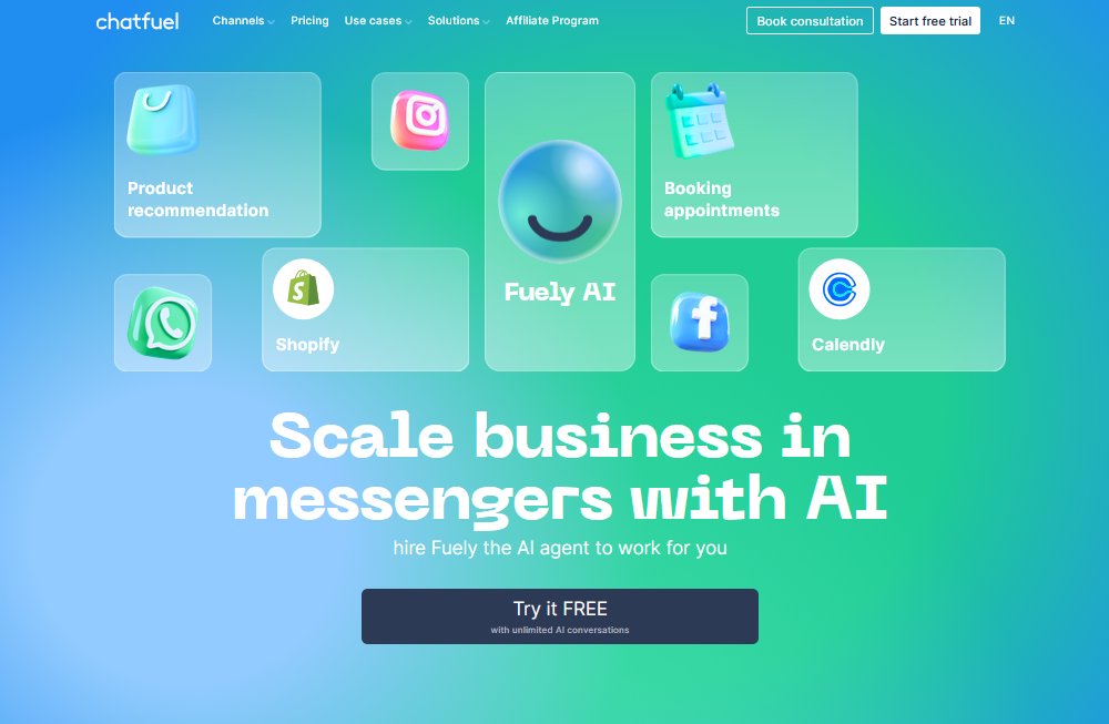 Chatfuel Chatbot for Facebook and Instagram