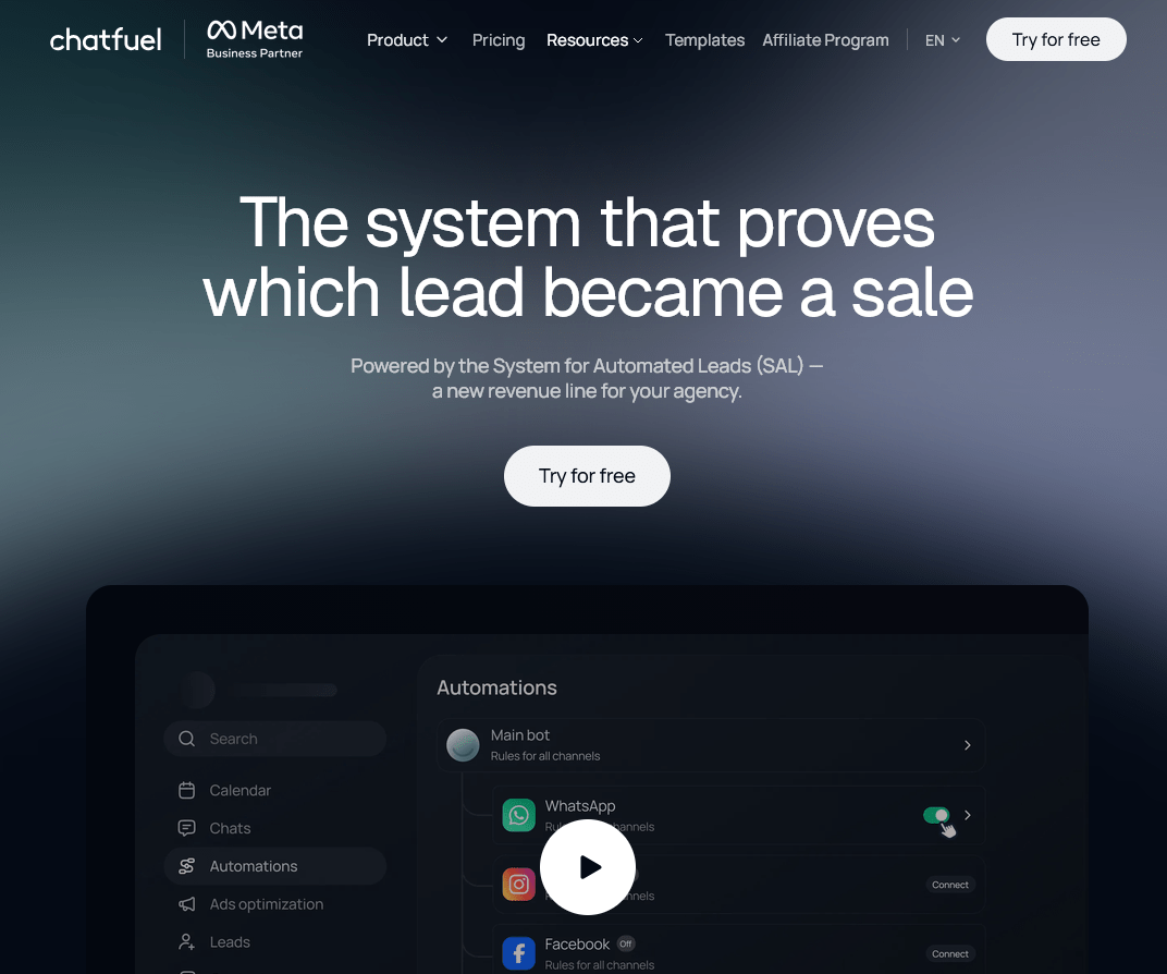 Chatfuel for lead generation