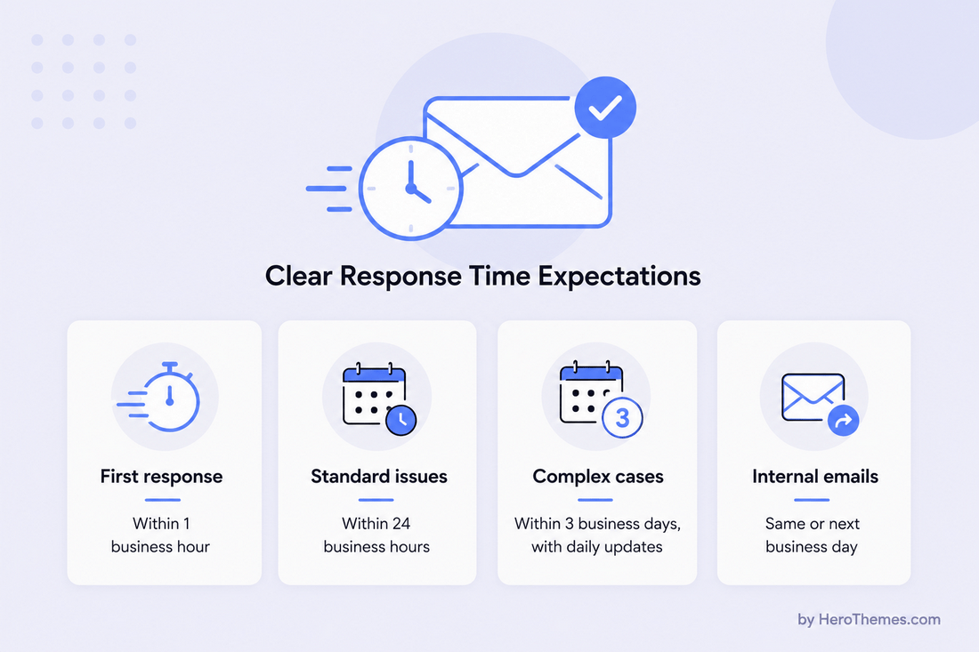 Clear Response Time Expectations