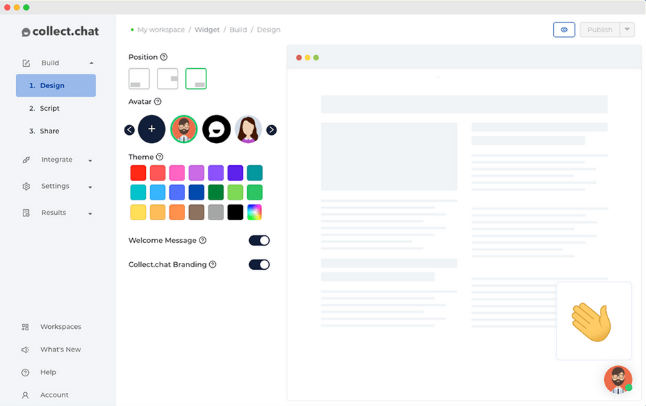 Collect chat for WordPress