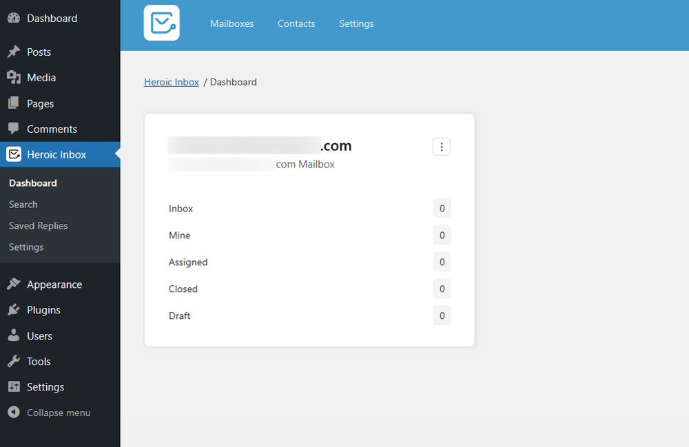 Created shared mailbox