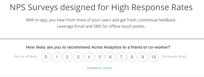 Wootric and Net Promoter Score