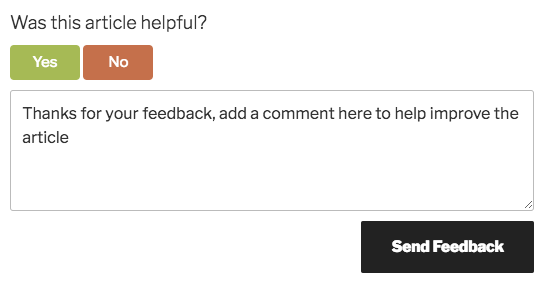 detailed feedback