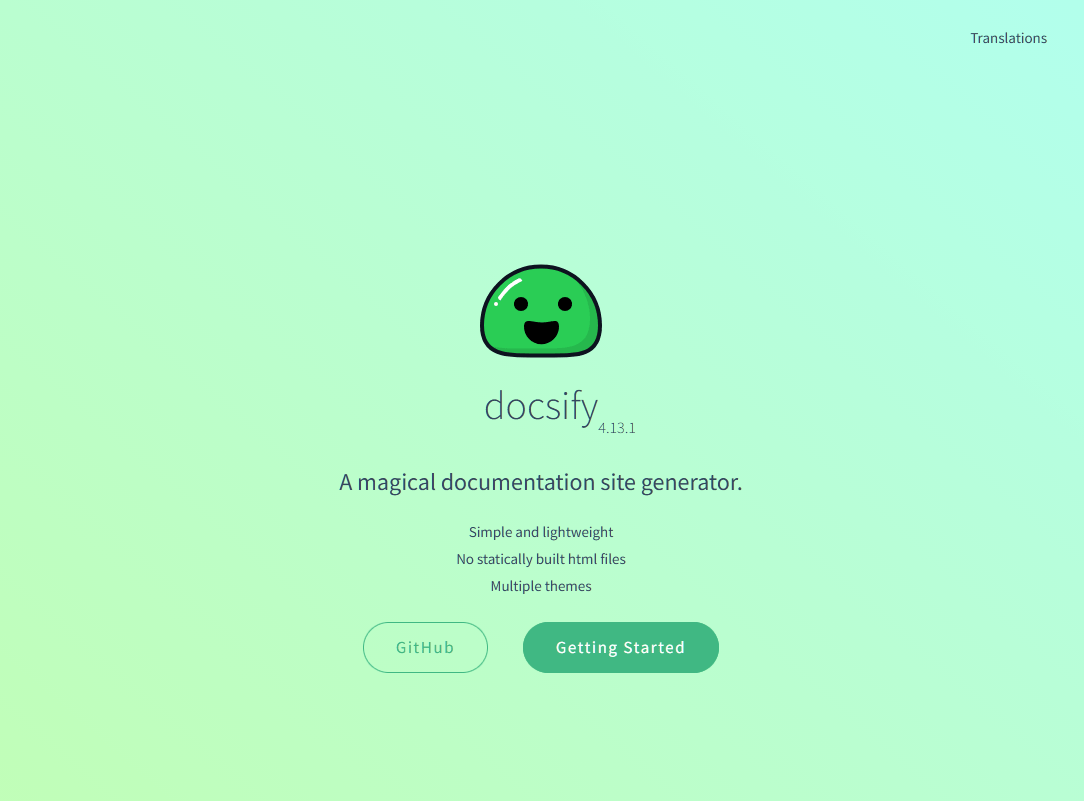 Docsify software