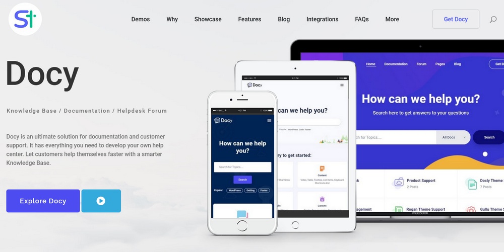 Docy multi-purpose WordPress theme