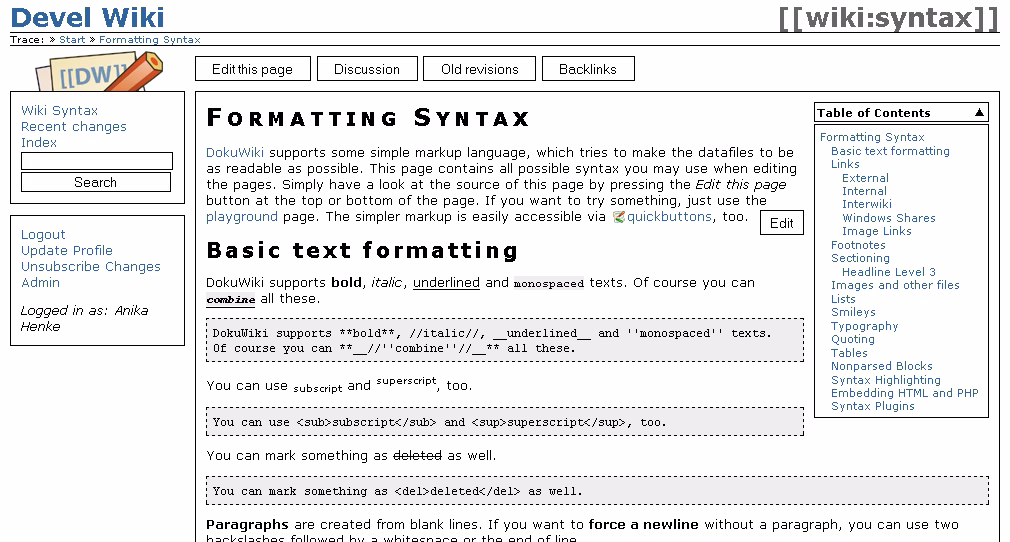 dokuwiki-knowledge-base-example - HeroThemes DokuWiki knowledge base example