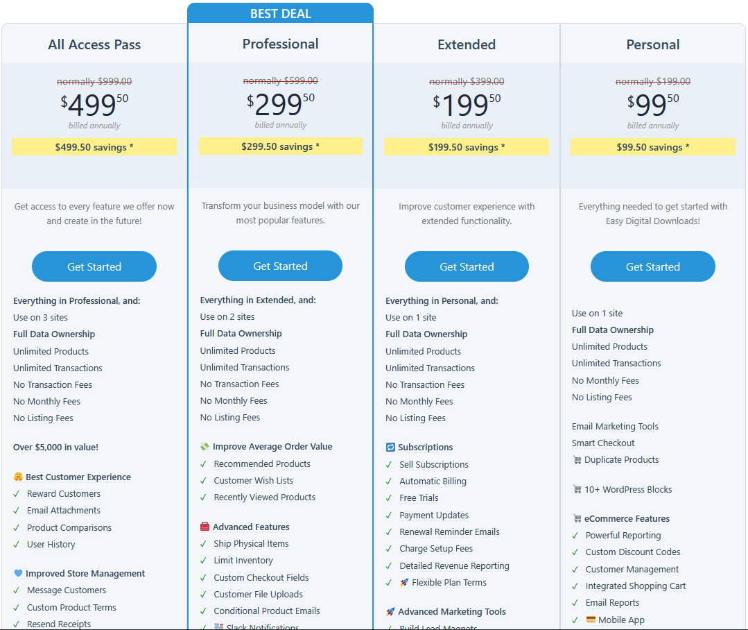 edd-pricing - HeroThemes EDD pricing