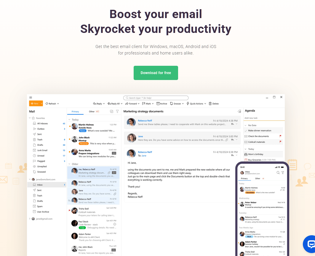 eM Client for Gmail