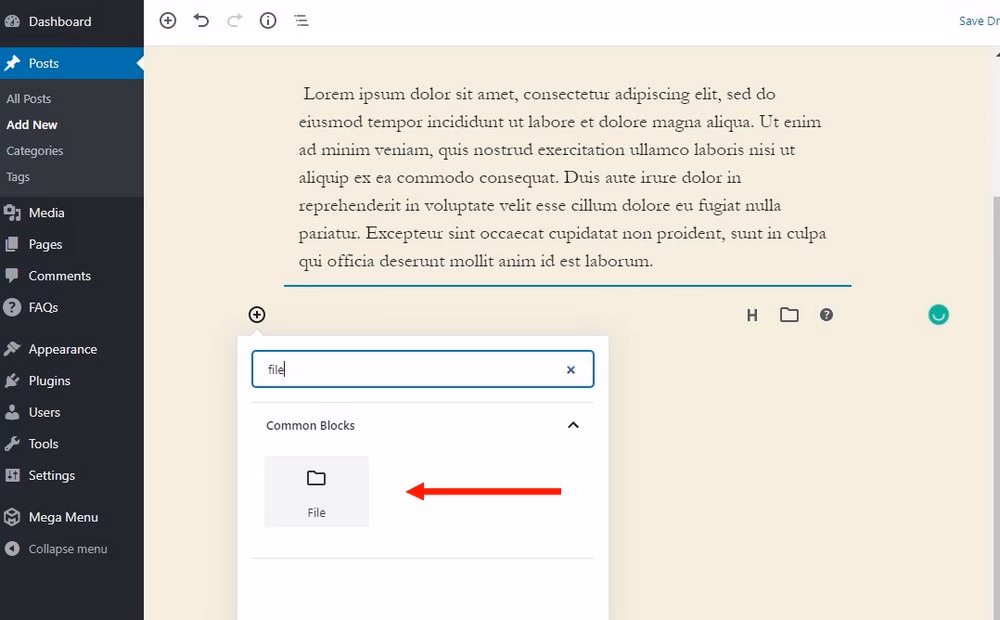 embed pdf in gutenberg - 1 - HeroThemes pdf in gutenberg einbetten - 1