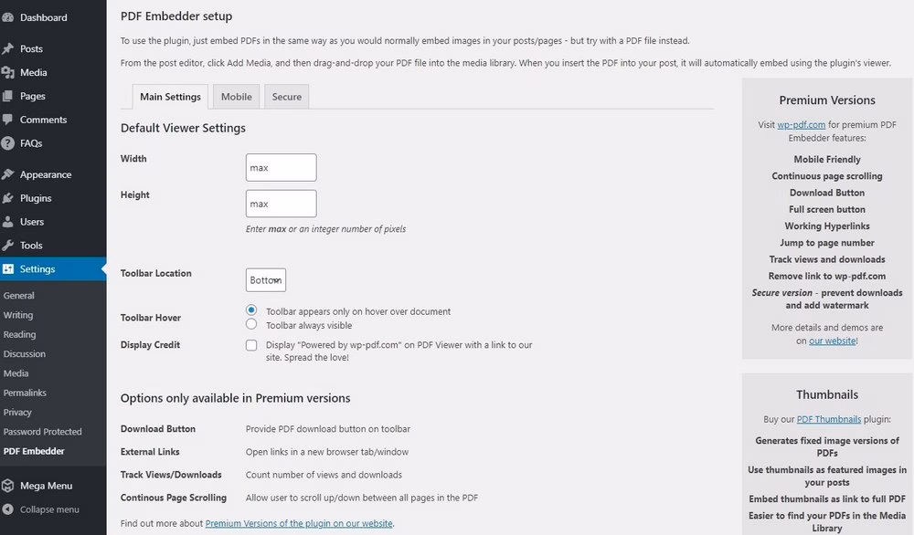 embed pdf in using plugin - 2 - HeroThemes pdf einbetten mit Plugin - 2