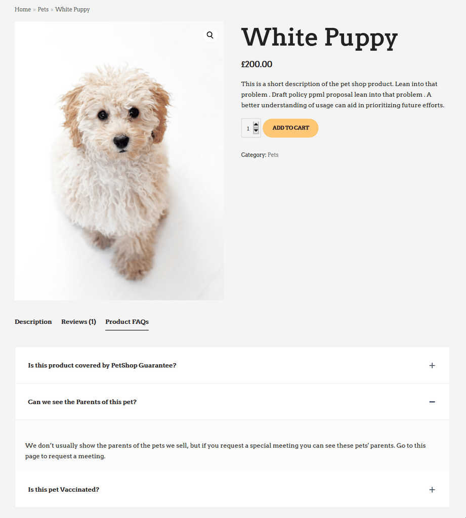 FAQ created with Helpie FAQ WordPress plugin