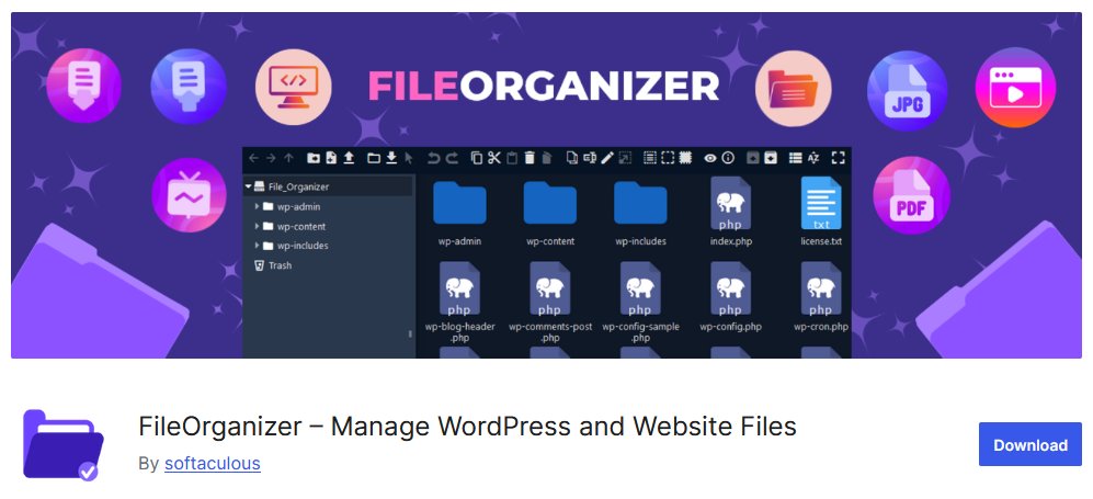 File Organizer WordPress plugin