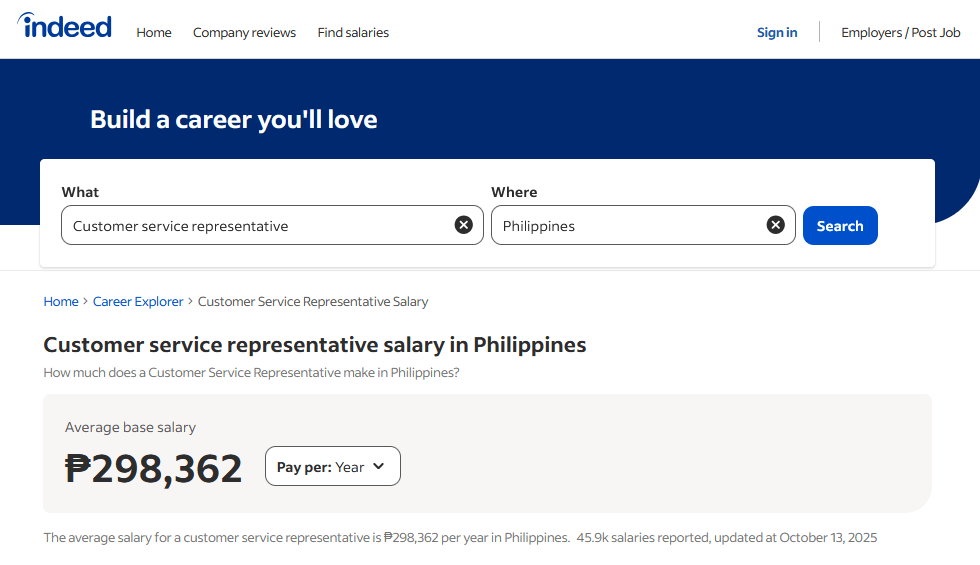 filipino-customer-service-rep-salary - HeroThemes Filipino customer service rep salary