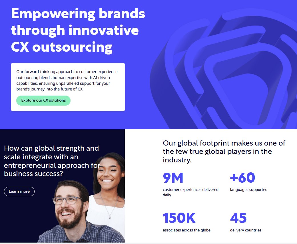 Foundever company for customer service outsourcing