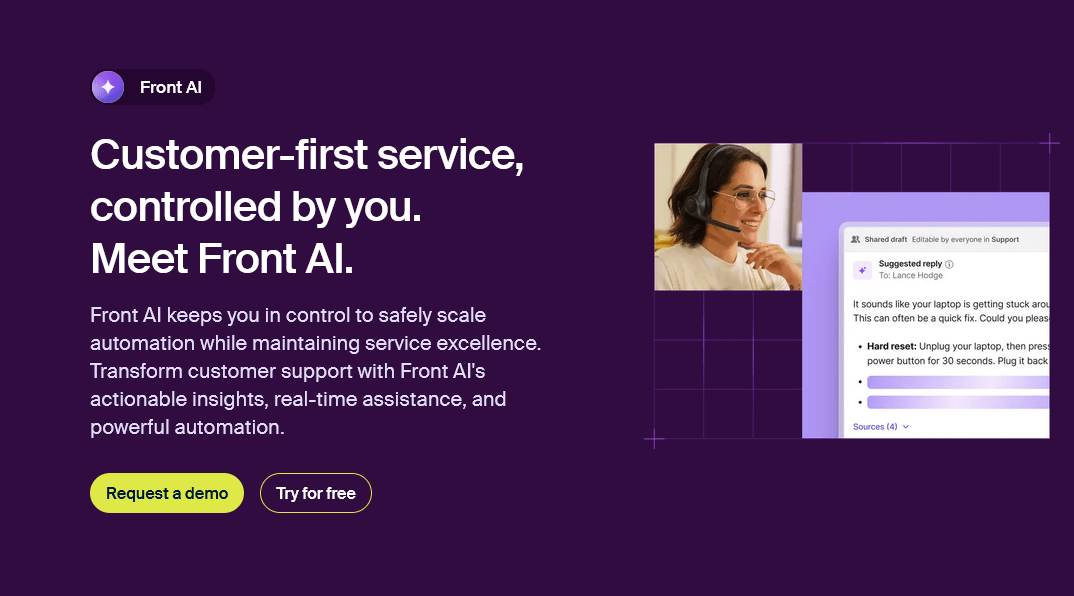 Front: Best AI-Enhanced Shared Inbox