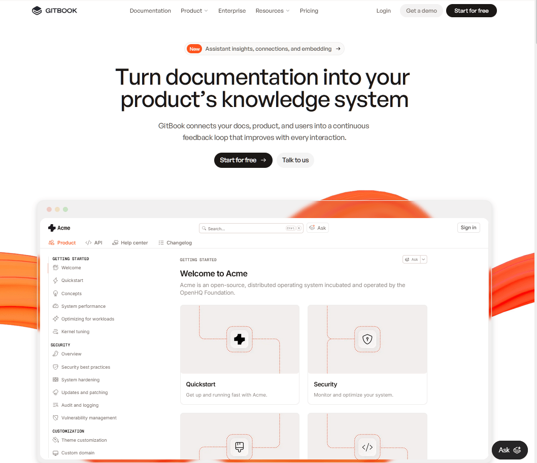 GitBook for creating training portal