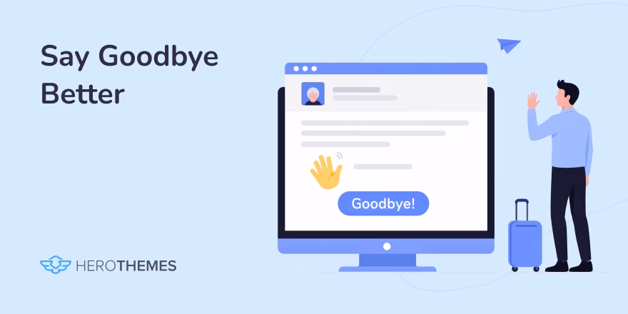 Leitfaden für Vorlagen für Abschieds-E-Mails