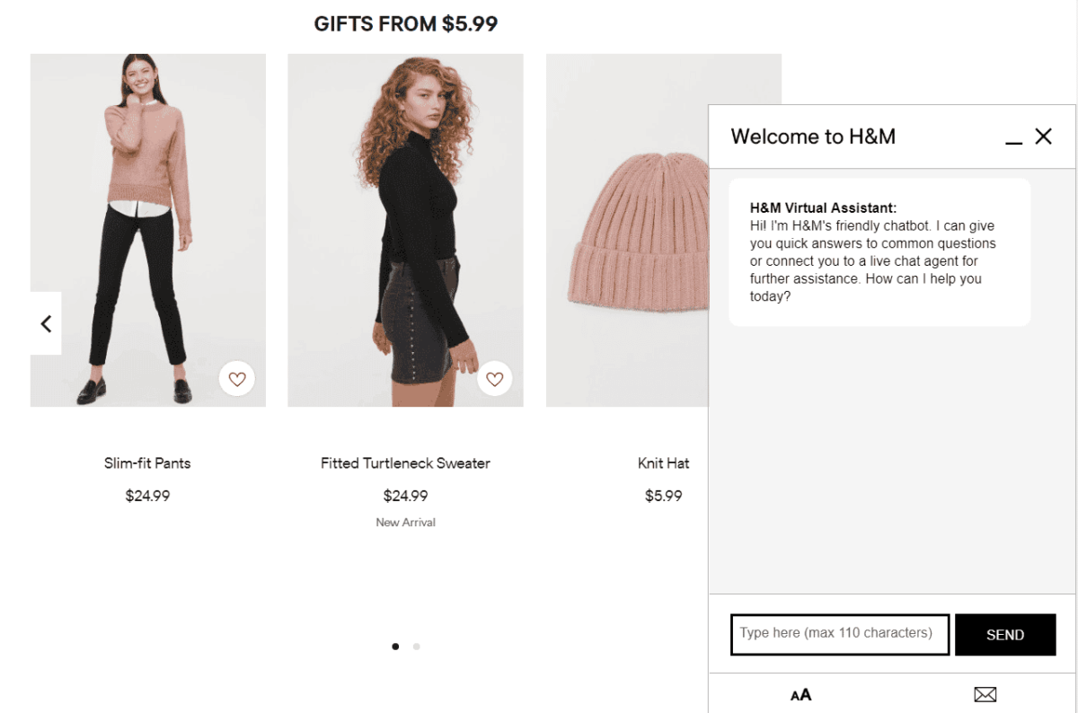 H&M’s virtual assistant